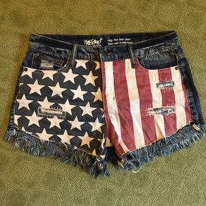 Mossimo American Flag Shorts